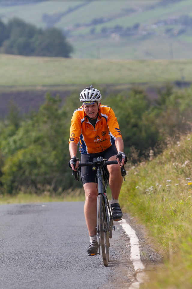 Terry from Bury enjoying his ride