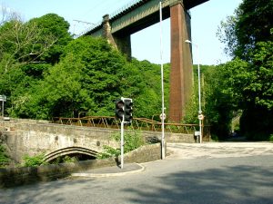 Crossing the Etherow at Broadbottom